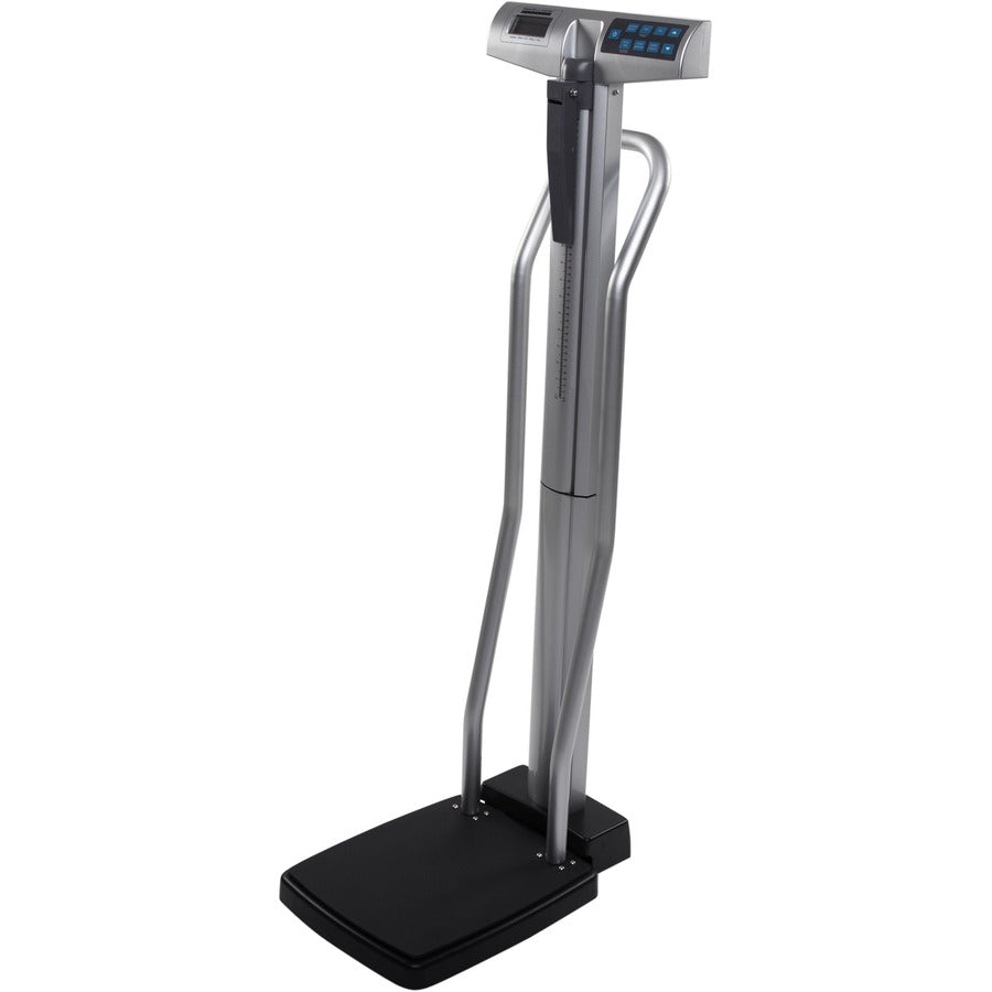 Health o Meter Scale Handlebars - 53.6" Height x 14.1" Width x 21.1" Depth - Gray - 1 Each