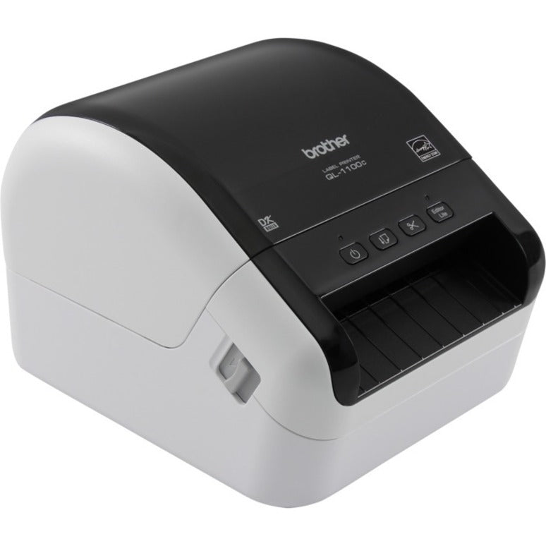 Brother QL-1100C Wide Format, Professional Label Printer - 4" Print Width - 1.2 lps Mono - 300 dpi - 4.09" Label Width x