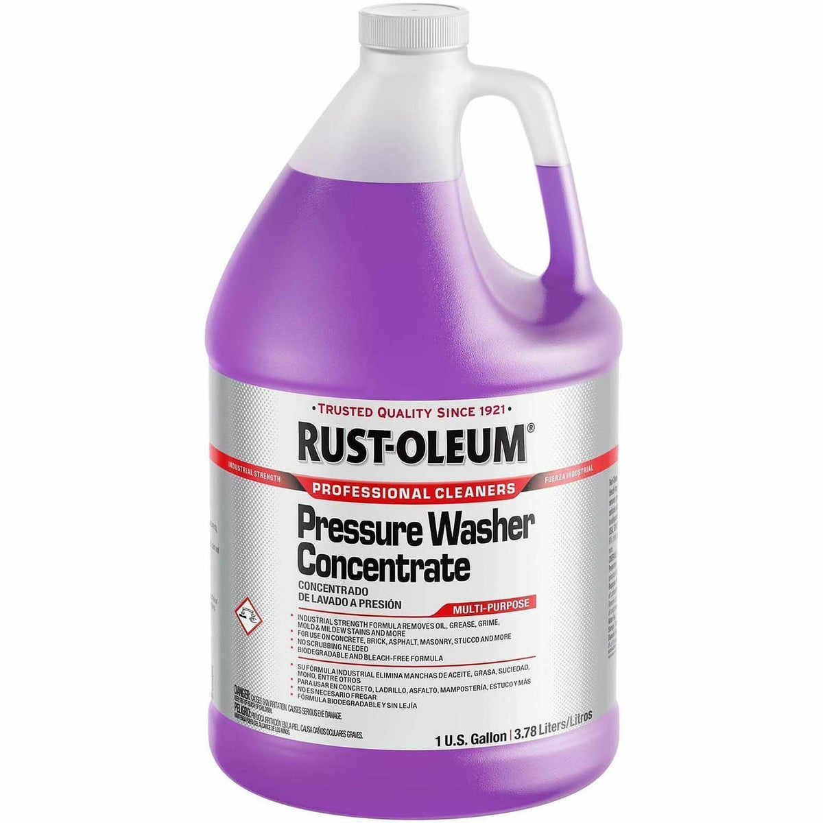 Rust-Oleum Multi-Purpose Pressure Wash Concentrate - For Multipurpose, Multi Surface - Concentrate - Liquid - 128 fl oz 