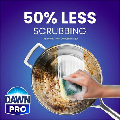 Dawn Manual Pot/Pan Detergent - 38 fl oz (1.2 quart) - Heavy Duty - Blue - 64 / Pallet