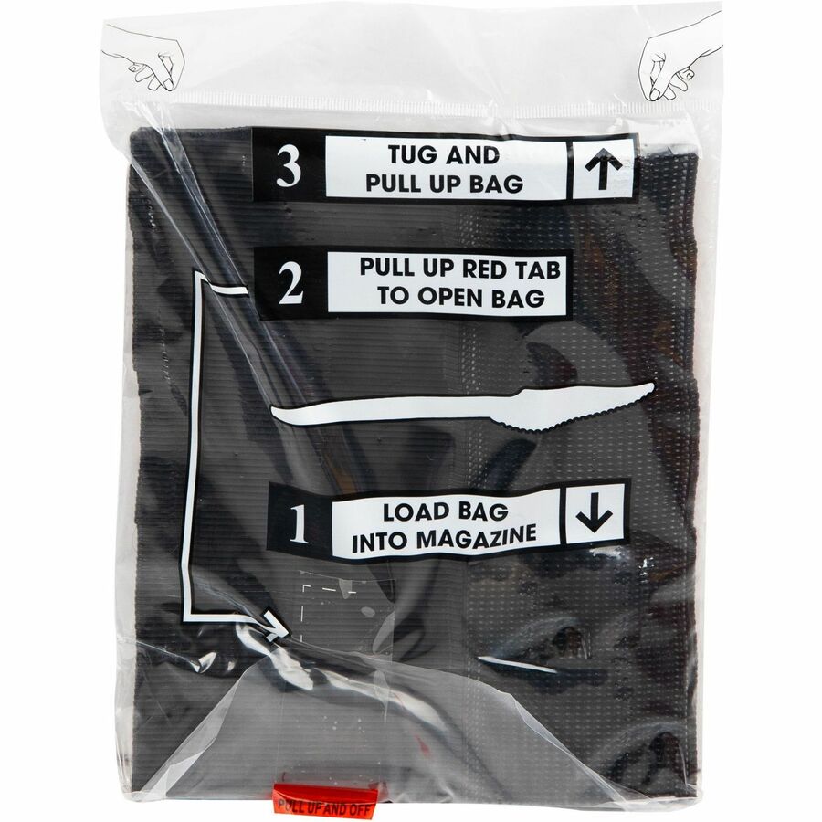 Mind Reader Cutlery Dispenser Utensil Refill - Knife - Kitchen, Breakroom - Black - 100 / Pack