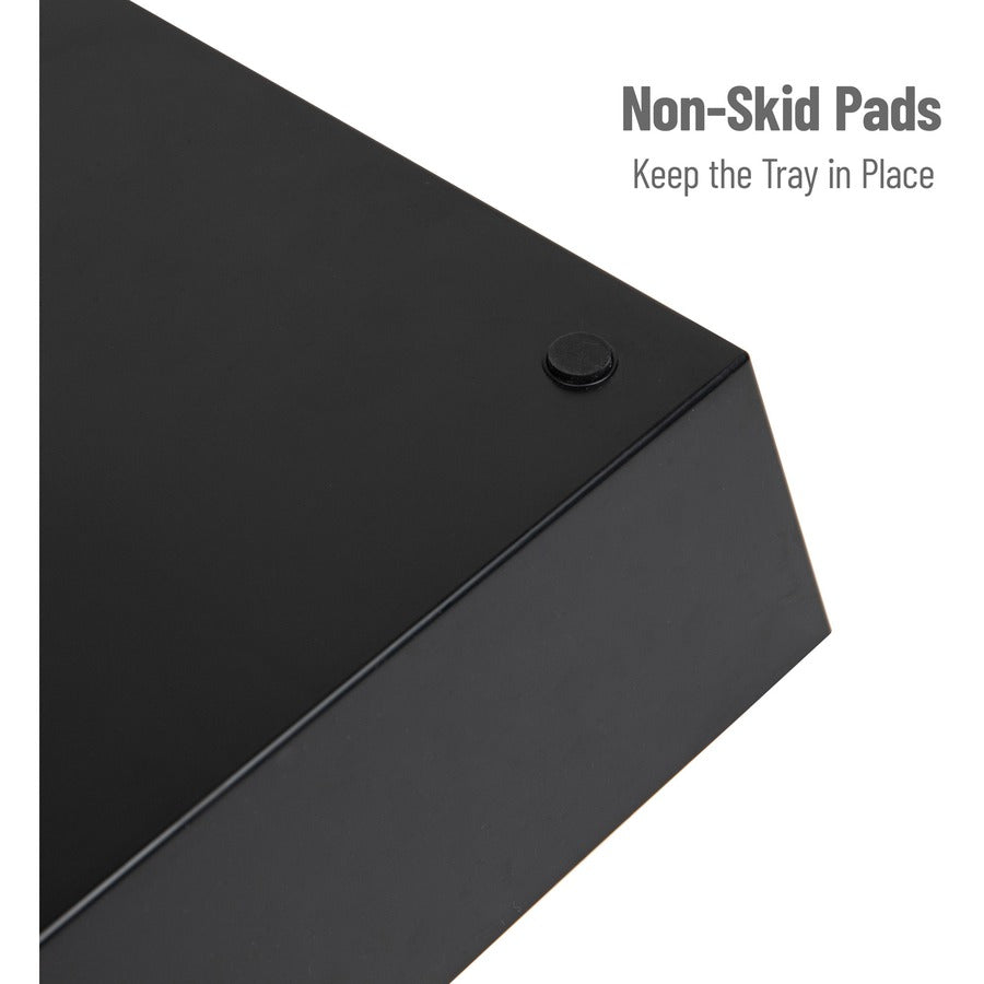 Mind Reader 5-Compartment Snack Organizer - 5 Compartment(s) - Lightweight - Black - 1 Each