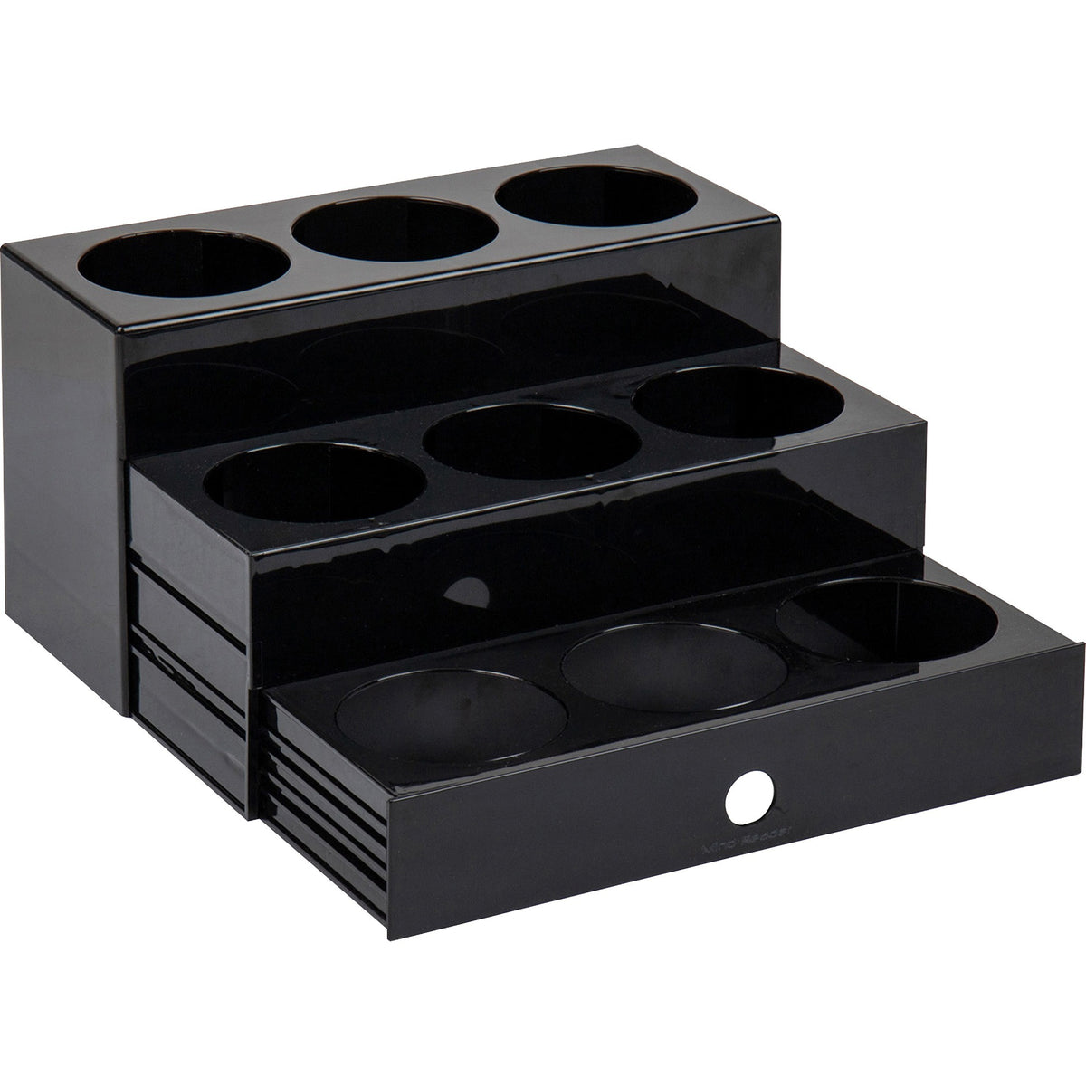 Mind Reader 9-Compartment Nested Syrup Bottle Holder - 9 Compartment(s) - 3 Tier(s) - 7" Height x 5" Width x 12.50" Leng