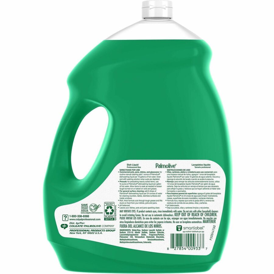 Palmolive Professional Original Liquid Dish Soap - 145 fl oz (4.5 quart) - pH Balanced, Phosphate-free, Paraben-free, Ec