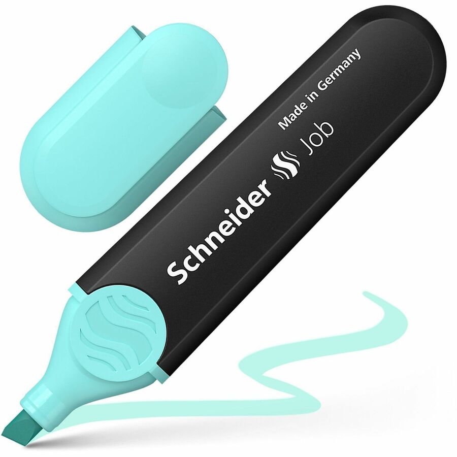 Schneider Job Pastel Highlighters - Pastel Turquoise, Pastel Vanilla, Pastel Peach, Pastel Rose, Pastel Lavender, Pastel