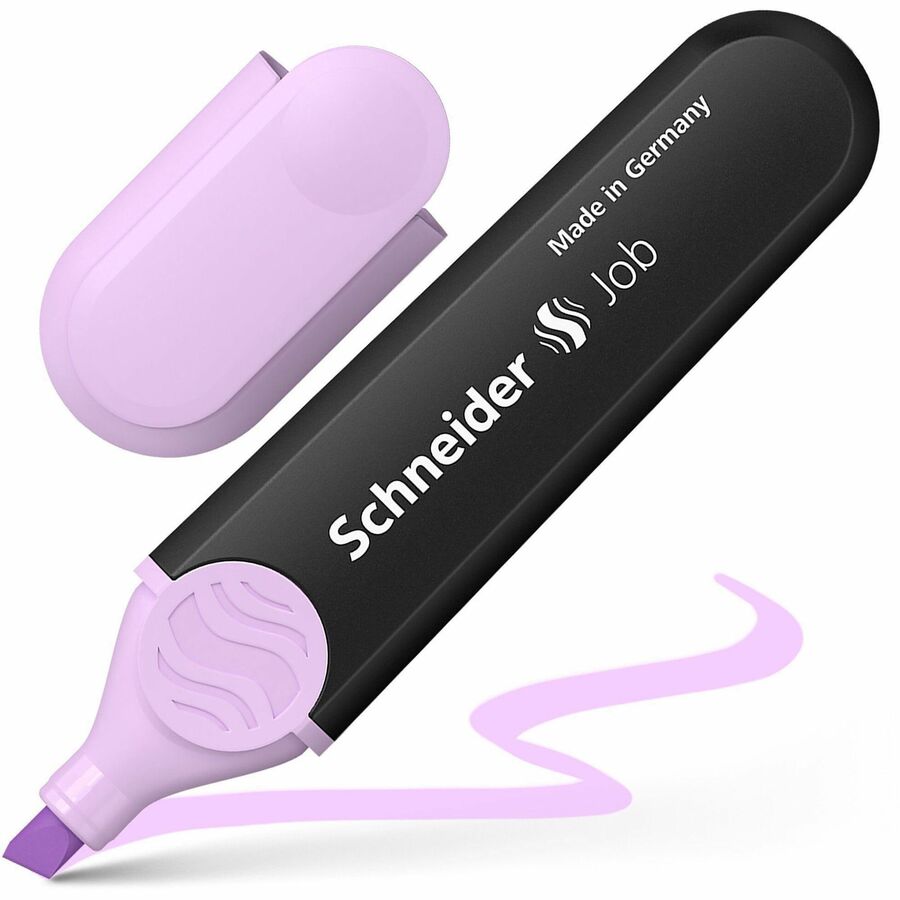 Schneider Job Pastel Highlighters - Pastel Turquoise, Pastel Vanilla, Pastel Peach, Pastel Rose, Pastel Lavender, Pastel