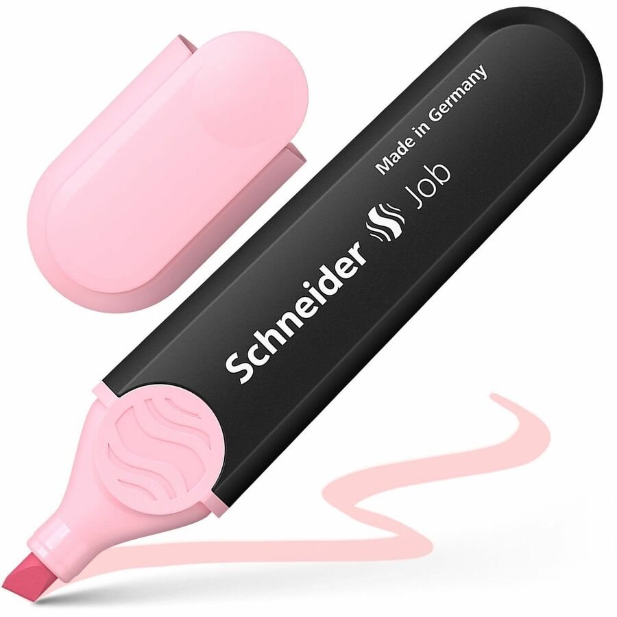 Schneider Job Pastel Highlighters - Pastel Turquoise, Pastel Vanilla, Pastel Peach, Pastel Rose, Pastel Lavender, Pastel