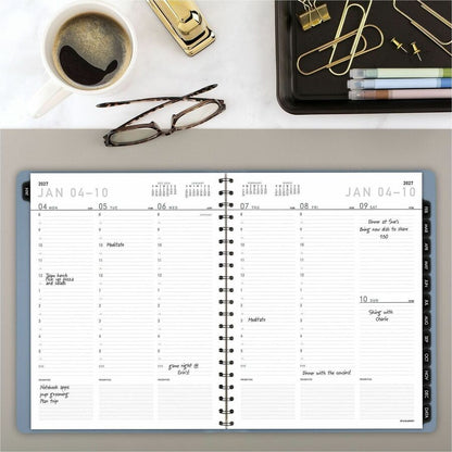 At-A-Glance Contemporary Weekly/Monthly Planner - Large - Weekly, Monthly - 12 Month - January 2027 to December 2027 - 8