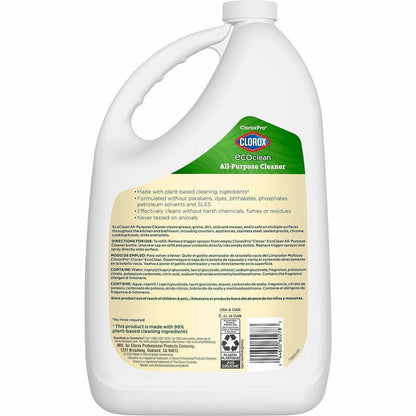 CloroxPro™ EcoClean All-Purpose Cleaner Refill - Ready-To-Use - 128 fl oz (4 quart) - 4 / Carton