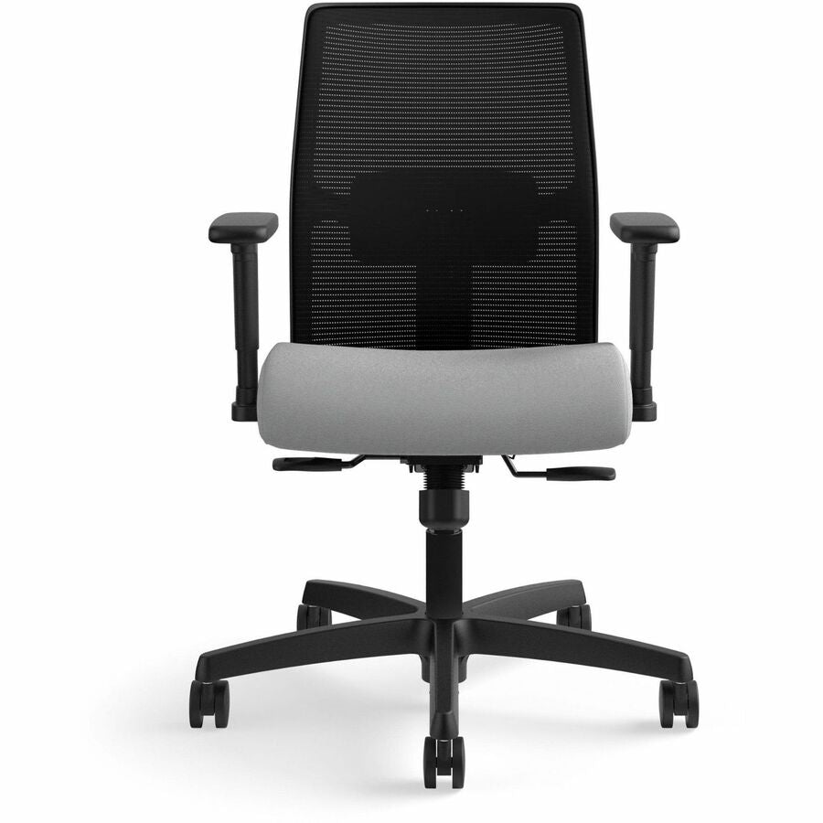 HON - Frost Seat Color - Fabric Seat Material - Mesh Back Material - Black Frame Color - 5-star Base - 1 Each