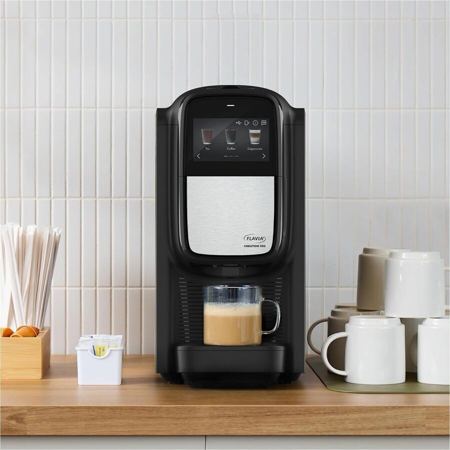 Flavia Creation C300 Brewer - 1250 W - 5.30 fl oz - Single-serve - Black - Plastic Body
