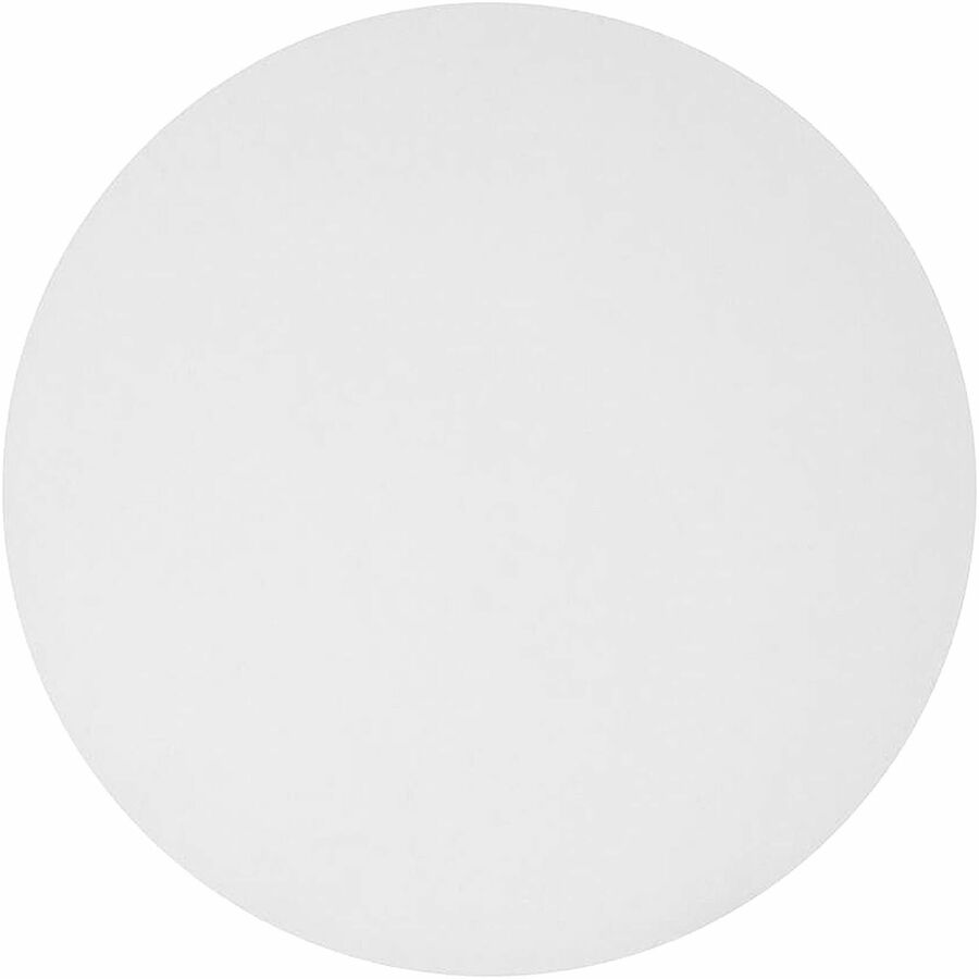 BluTable 7" Round Foil Pan Flat Board Lids - Round - White, Silver - 500 / Carton