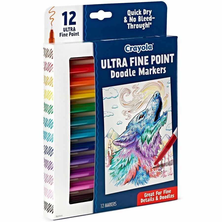 Crayola Doodle Markers - Multi Ink - 12 / Pack