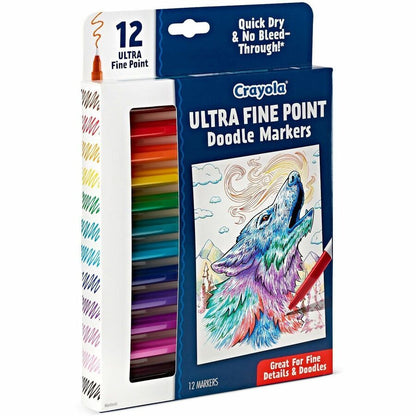 Crayola Doodle Markers - Multi Ink - 12 / Pack
