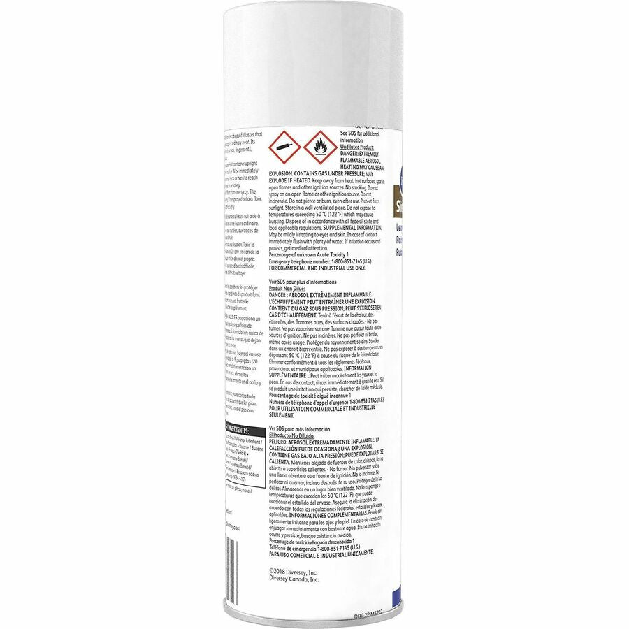 Diversey Shine-Up Lemon Furniture Polish - Ready-To-Use - 19 fl oz (0.6 quart) - 10.5 pH - Lemon Scent - 12 / Carton