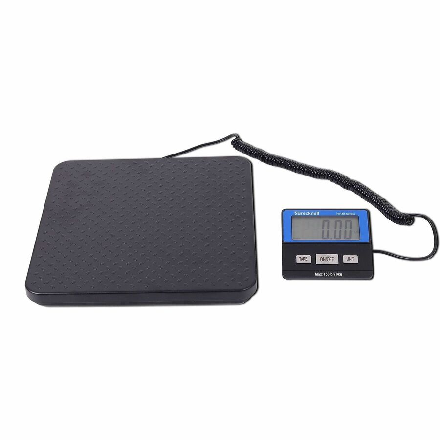 Brecknell PS Slimline Series - 150 lb / 70 kg Maximum Weight Capacity - Black - 1 Each