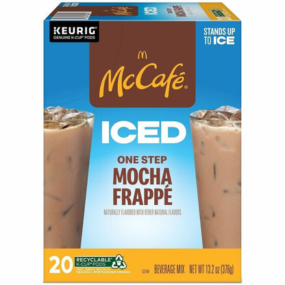 McCafé® K-Cup Iced One-Step Mocha Frappe - Compatible with Keurig Brewer - Ice Coffee - Medium - K-Cup - Mocha Frappé - 