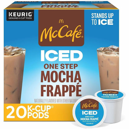 McCafé® K-Cup Iced One-Step Mocha Frappe - Compatible with Keurig Brewer - Ice Coffee - Medium - K-Cup - Mocha Frappé - 