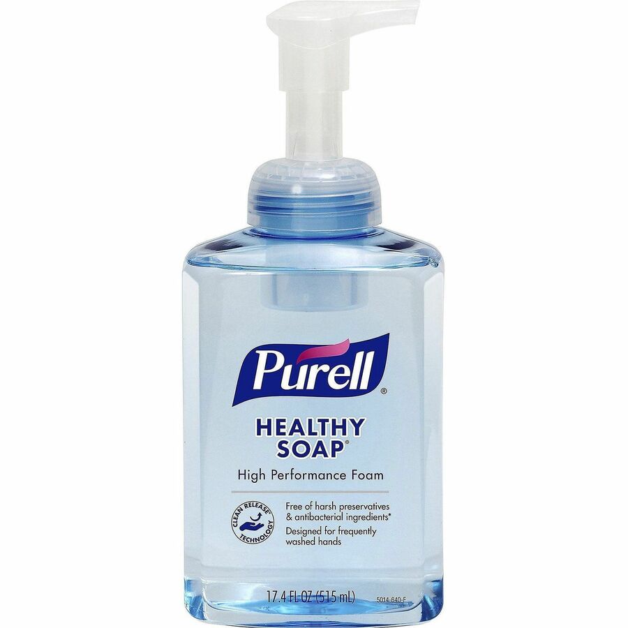 Gojo® CRT HEALTHY SOAP High Performance Foam - 17.40 fl oz - Push Pump Dispenser - Bacteria Remover, Soil Remover, Kill 