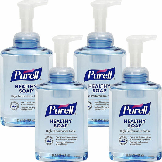 Gojo® CRT HEALTHY SOAP High Performance Foam - 17.40 fl oz - Push Pump Dispenser - Bacteria Remover, Soil Remover, Kill 