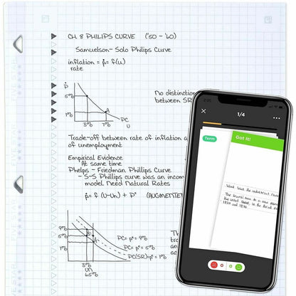 Five Star Reinforced Graph-Ruled Filler Paper - 80 Pages - Ruled Margin - Letter - 8 1/2" x 11" Sheet Size - White Paper
