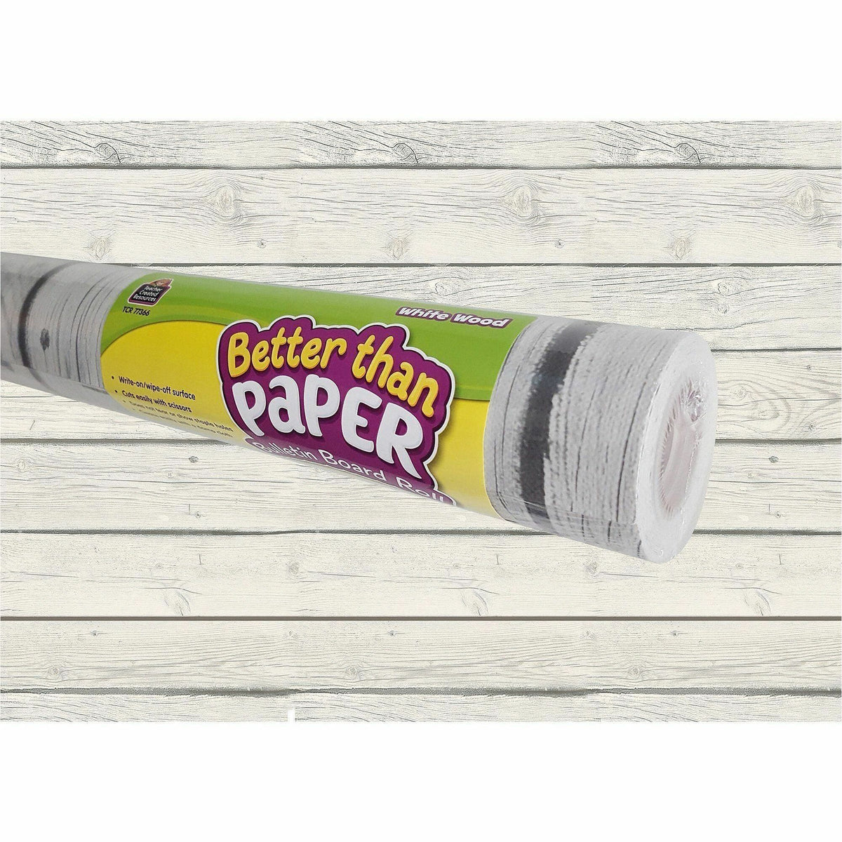 Teacher Created Resources Better Than Paper Board Roll - Bulletin Board, Classroom - 48" Width x 12 ft Length - White Wo