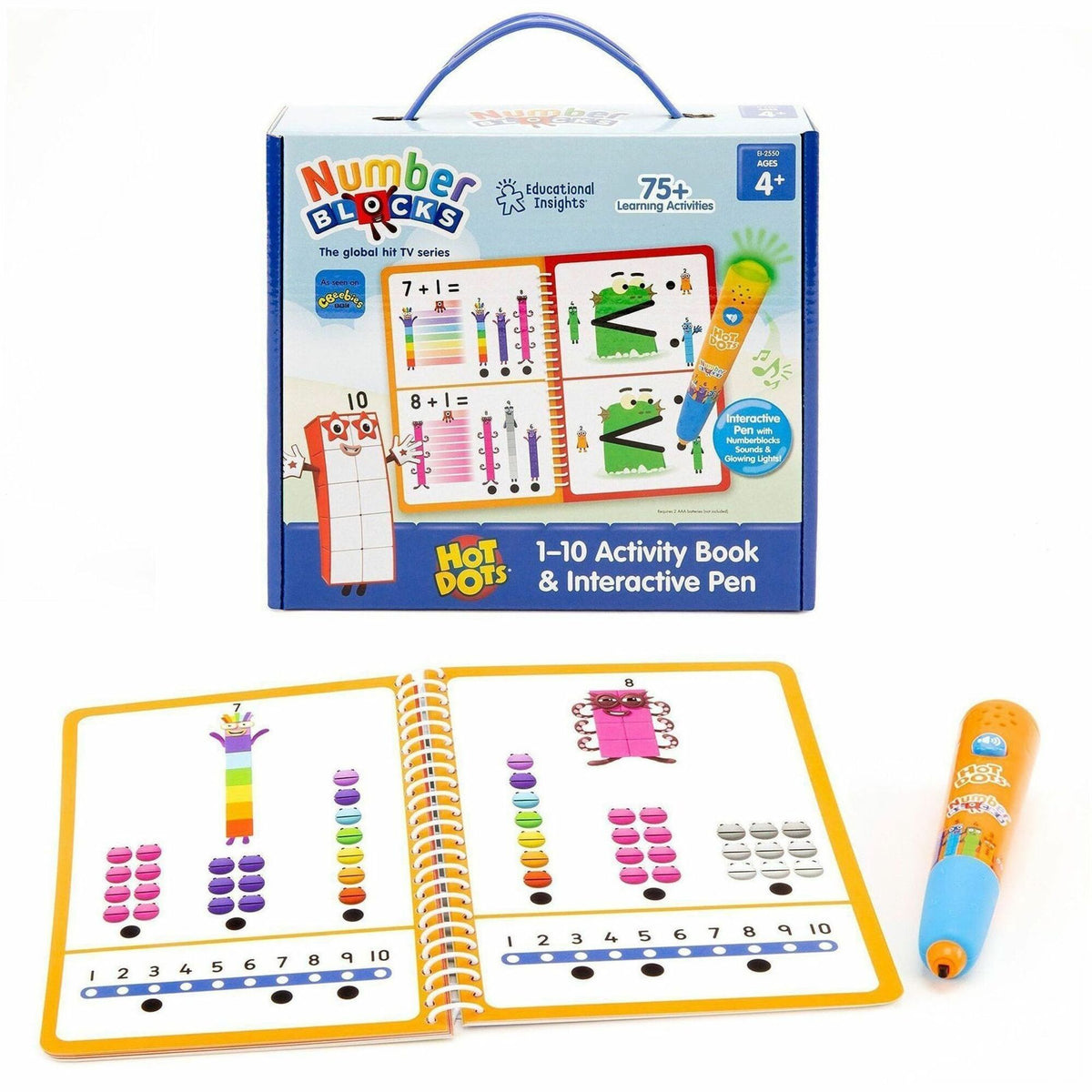 Educational Insights Numberblocks Activity Book Interactive Printed Book - 60 Pages - 1 Each