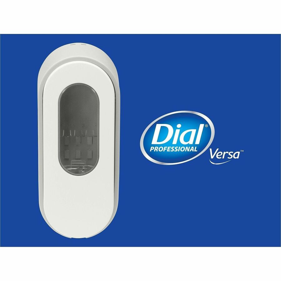 Dial Professional Versa Cartridge Dispenser - 15 fl oz Capacity - Key Lock, Tamper Resistant, Vandal Resistant, Corrosio