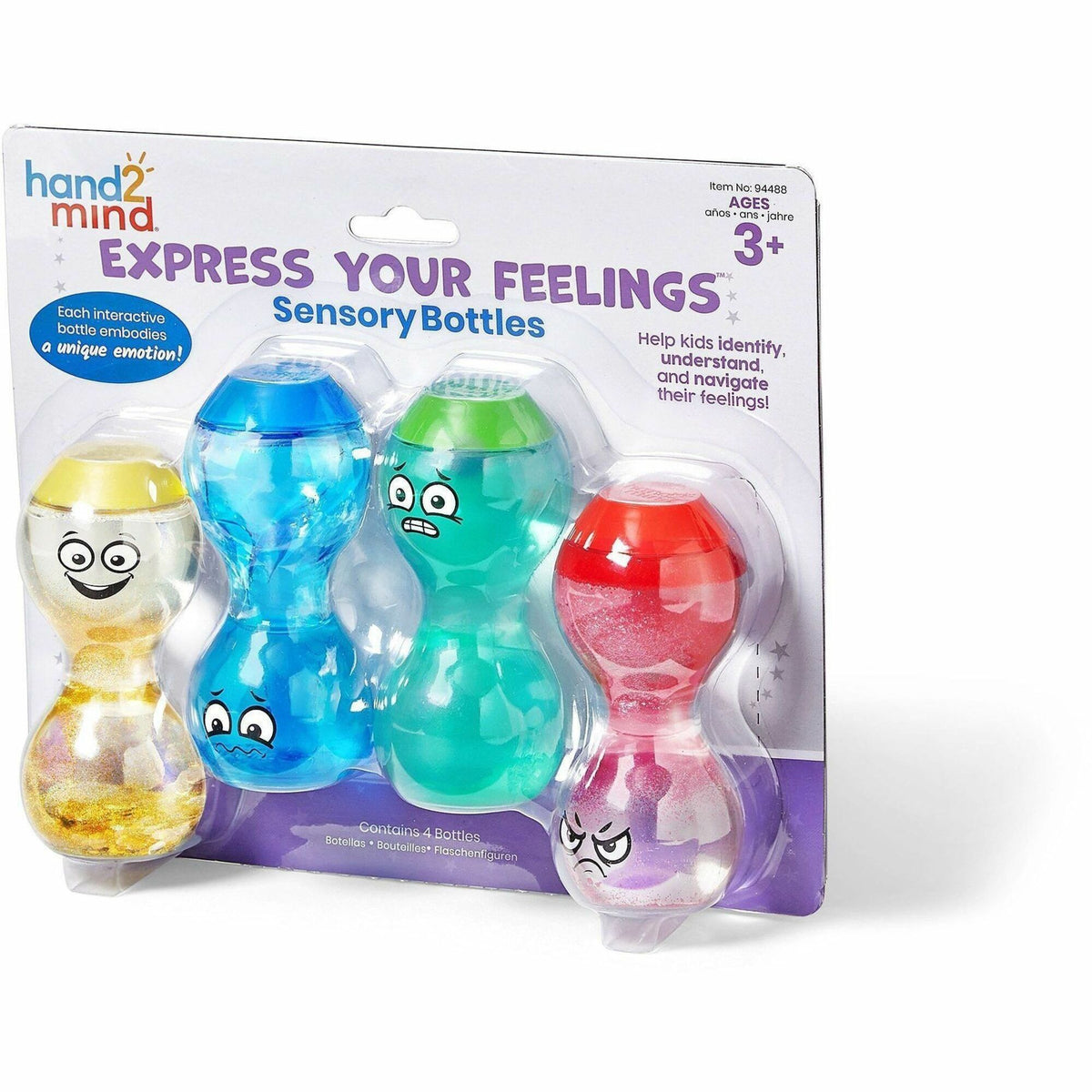 Learning Resources Express Your Feelings Sensory Bottles - Theme/Subject: Learning - Skill Learning: Feeling, Emotion, S