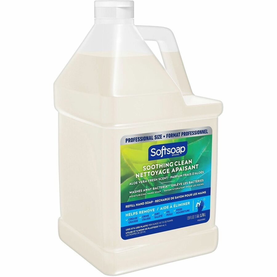 Softsoap Professional Hand Soap - Aloe Vera Scent - 1 gal - Grease Remover, Grime Remover, Dirt Remover, Oil Remover, Ba