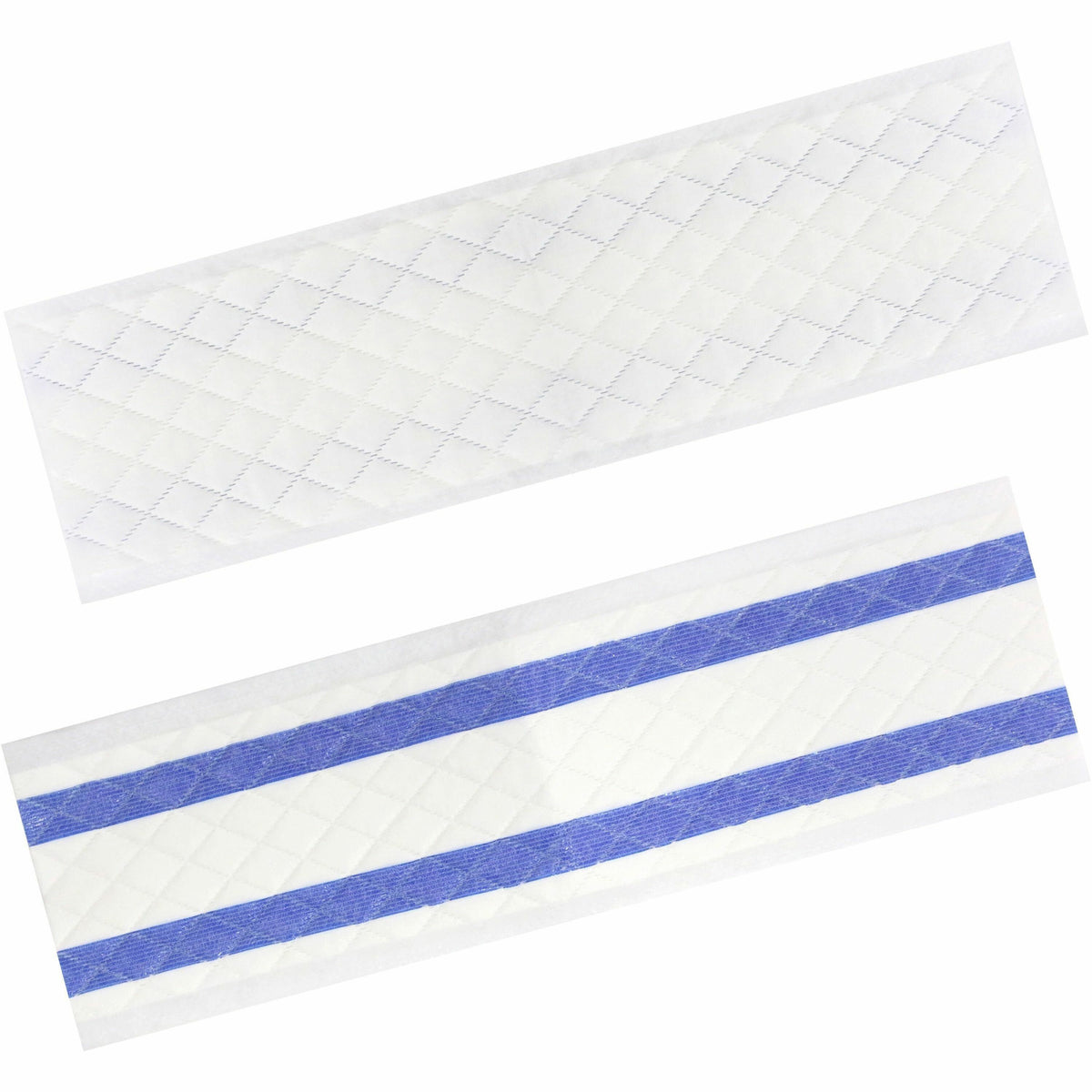 Unger Disposable Mop Pads - Rectangle18.50" Length - Floor, Mopping - Disposable - MicroFiber - Green, Black - 50 / Cart