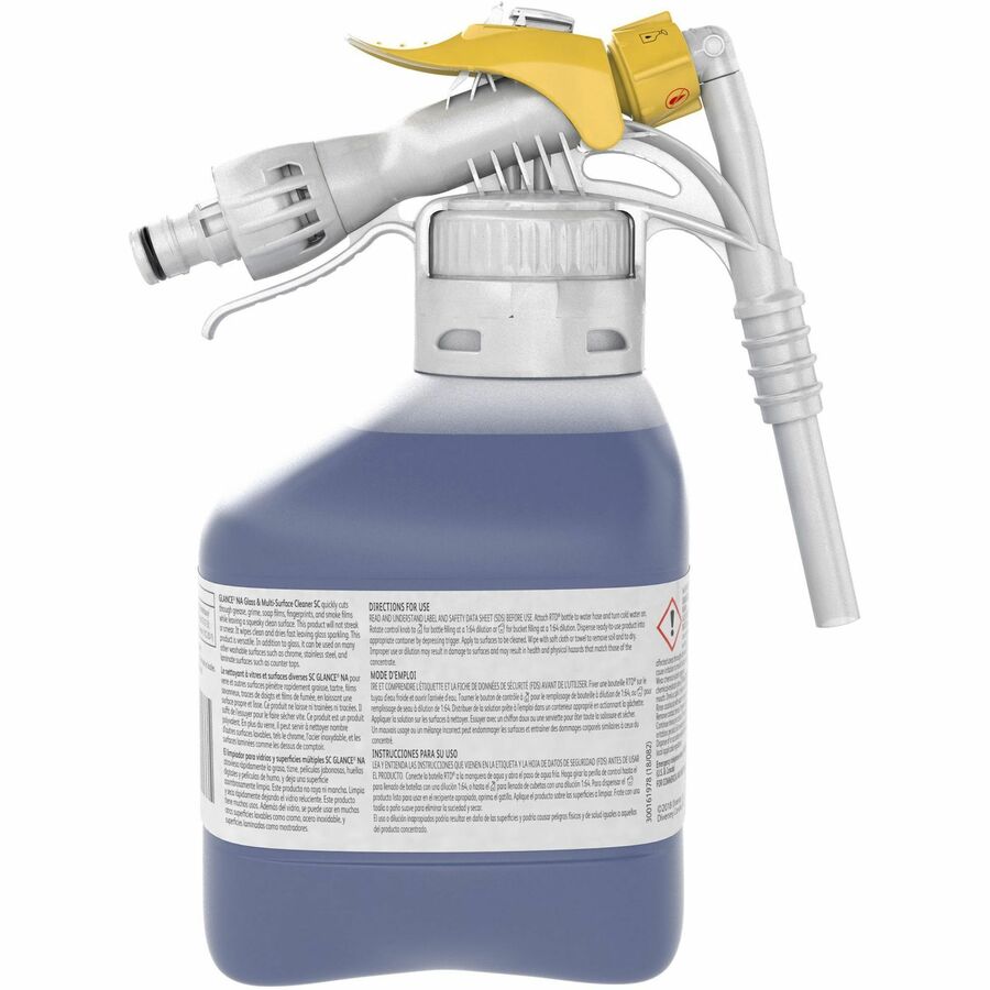 Diversey Glance NA Glass/Multisurface Cleaner - Concentrate - 50.7 fl oz (1.6 quart) - 7 pH - 2 / Carton