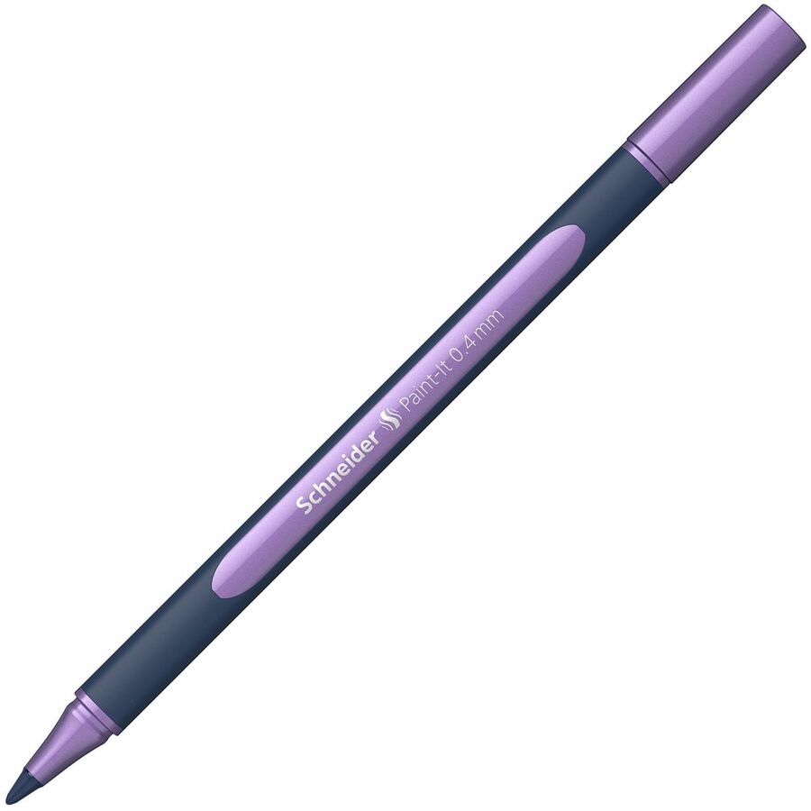 Schneider Metallic Rollerball Pens - 0.4 mm Pen Point - Assorted Metallic Ink - Bioplastic Barrel - 8 / Pack