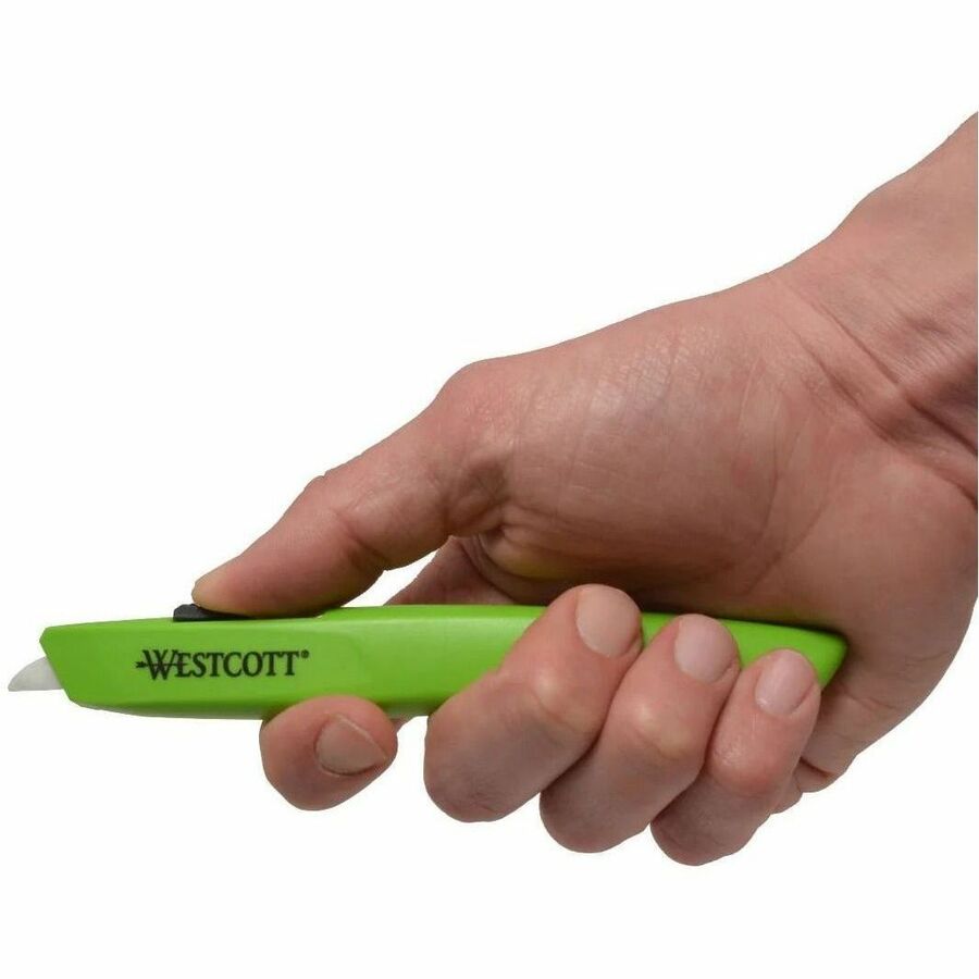 Westcott Full-Size Safety Cutter - Ceramic Blade - Replaceable Blade, Long Lasting, Lightweight, Durable, Comfortable, R
