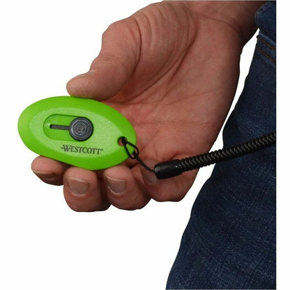 Westcott Compact Retractable Ceramic Utility Cutter - Retractable, Long Lasting - Green