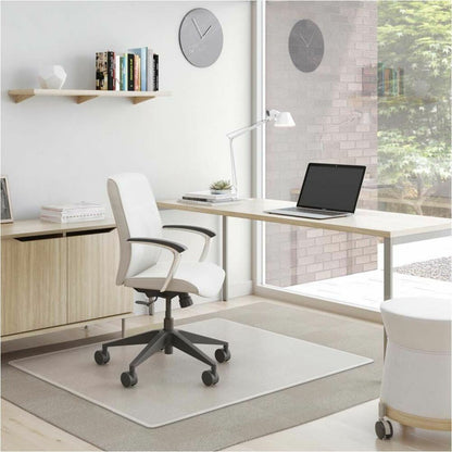 Deflecto SuperMat Medium Pile Carpet Chairmat - Medium Pile Carpet, Commercial, Home Office, Indoor, Floor - 48" Length 