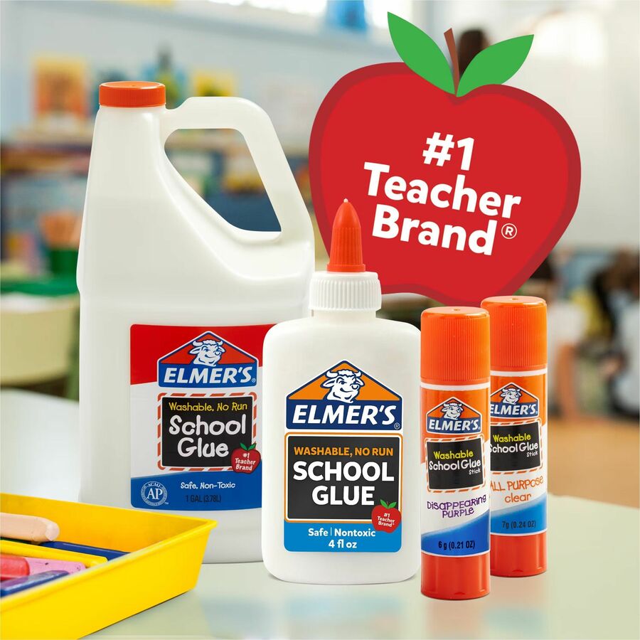 Elmer's Washable School Glue - 1 gal - Clear - 1 Each