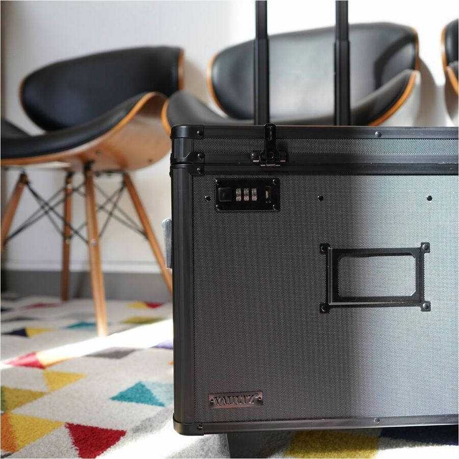 Vaultz Locking Mobile File Chest - Internal Dimensions: 15.83" Width x 12.95" Depth x 10.24" Height - 1 Each