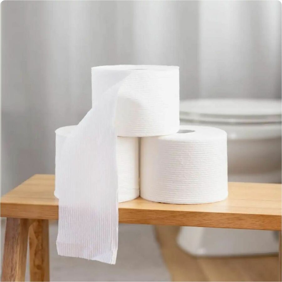 Scott ComfortPlus Toilet Paper - 1 Ply - 231 Sheets/Roll - White - PaperRollRoll - 4 / Carton