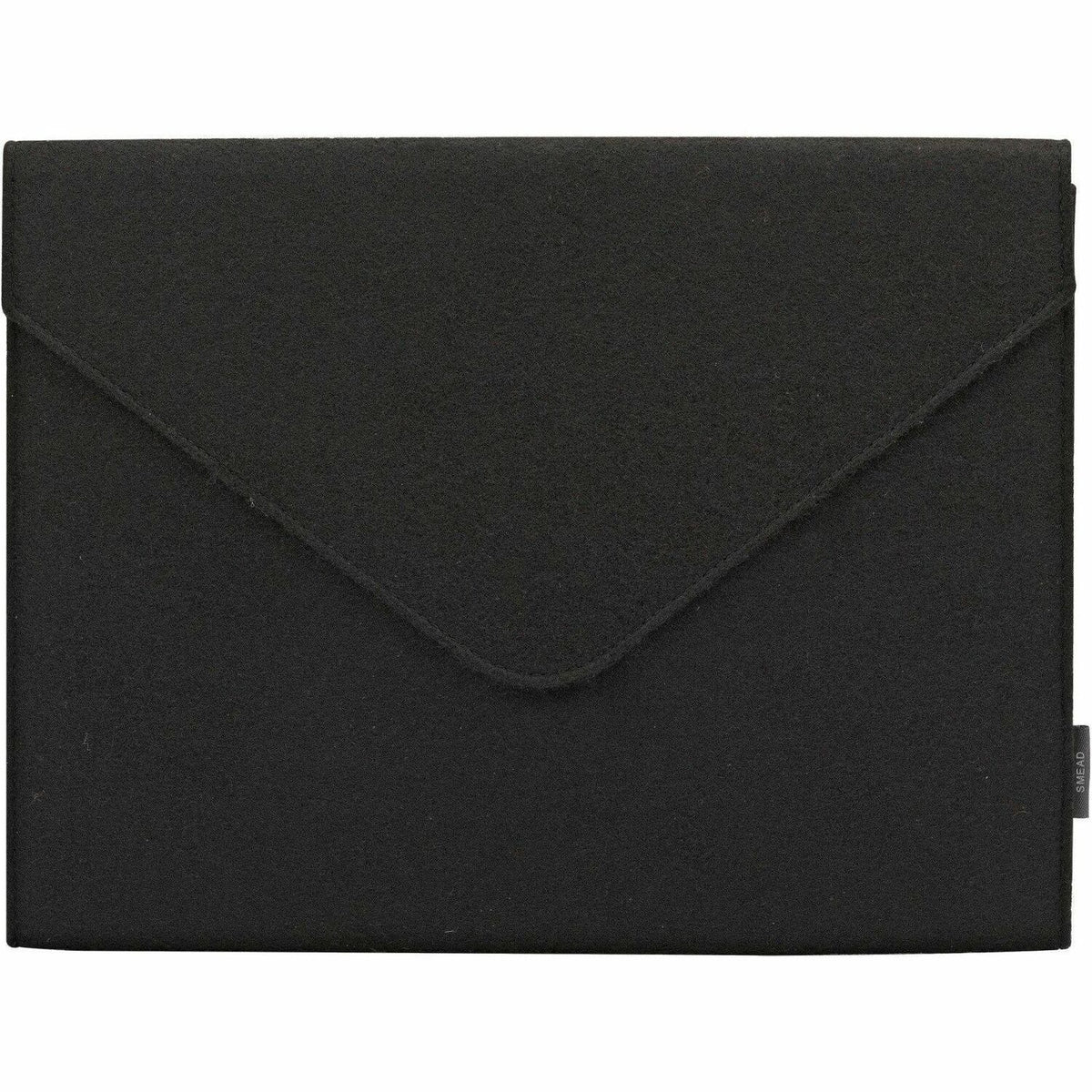 Smead Letter Expanding File - 8 1/2" x 11" - 2" Expansion - 1 Pocket - Cloth - Black - Snap Closure, Acid-free, Gusset, 