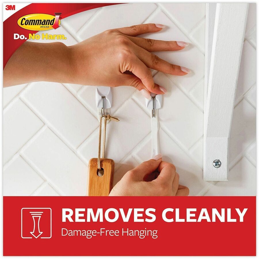 Command Hanging Hooks Assortment - 14 Hooks - 3 Small Hook - 3 Medium Hook - 2 Large Hook - 16 lb (7.26 kg) Capacity - A