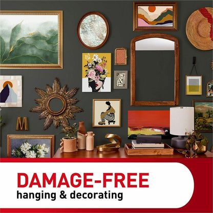 Command Clear Hanging Hooks Variety Pack - Adhesive - Assorted - 53 / Pack