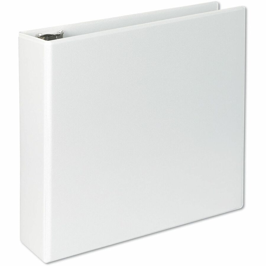 Universal Slant D-Ring View Binder, 3 Rings, 3" Capacity, 11 x 8.5, White - 3" Binder Capacity - 600 Sheet Capacity - 3 