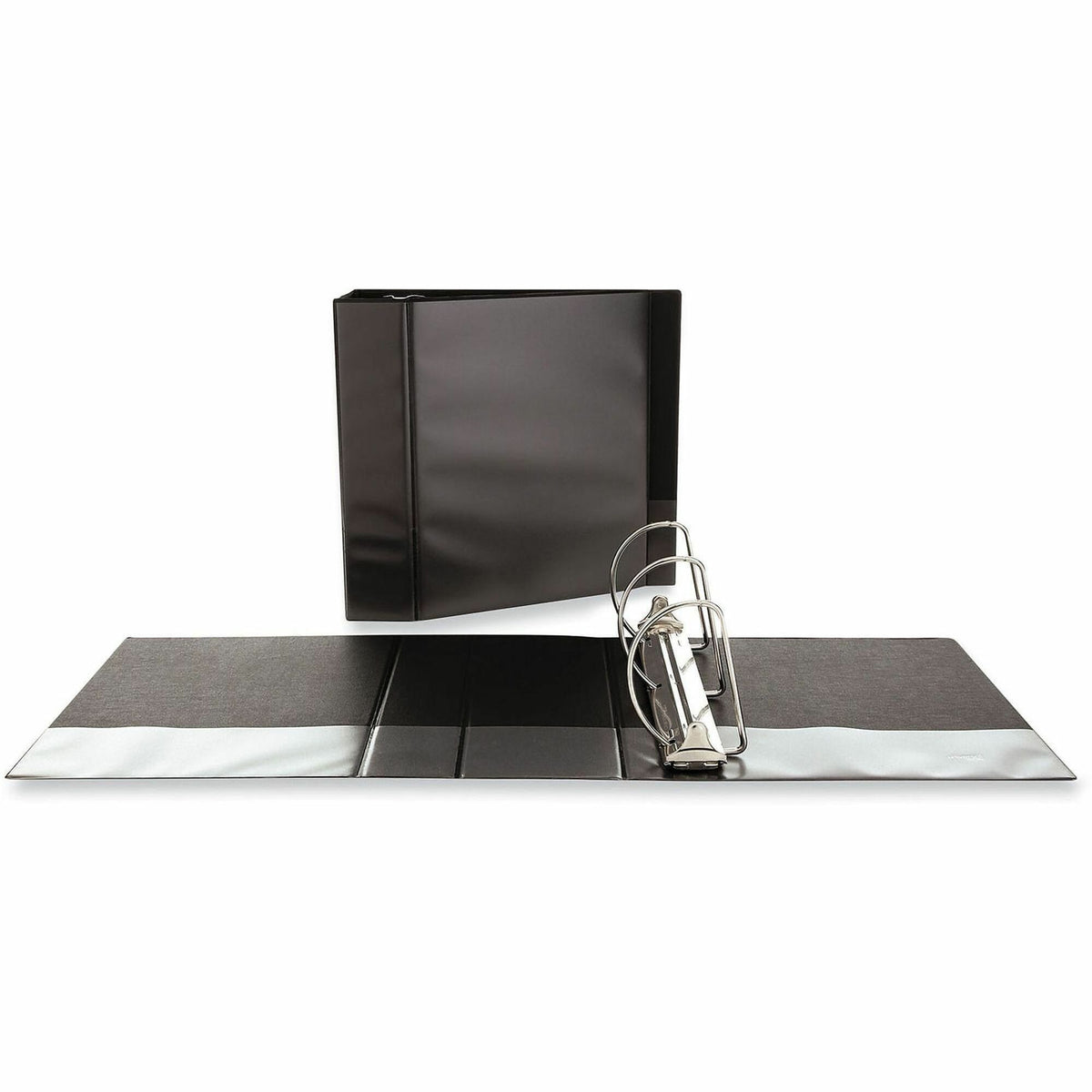 Universal Slant D-Ring View Binder, 3 Rings, 5" Capacity, 11 x 8.5, Black - 5" Binder Capacity - 950 Sheet Capacity - 3 