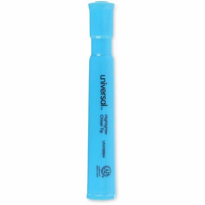 Universal Highlighter - Fluorescent Blue Ink - Blue Barrel - 12 / Dozen