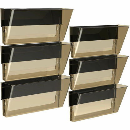 Storex Magnetic Legal Wall Pocket, Unbreakable Clear - 500 x Sheet - 7" Height x 16" Width x 4" Depth - 1 Each