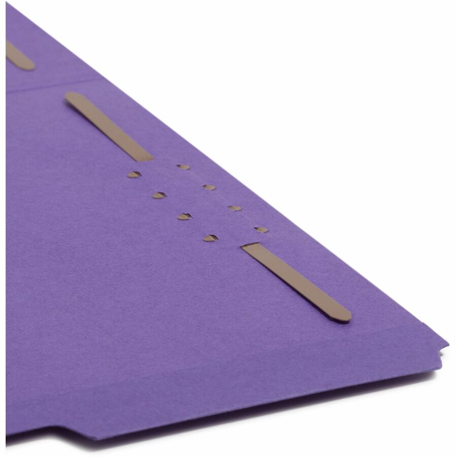 Smead 1/3 Tab Cut Letter Recycled Fastener Folder with Fastener - 8 1/2" x 11" - 3/4" Expansion - 2 x 2K Fastener - 2" F