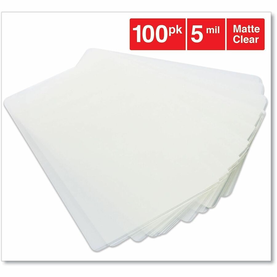 Universal Laminating Pouch - Sheet Size Supported: Business Card 3.50" Width x 2" Length - 100 / Box
