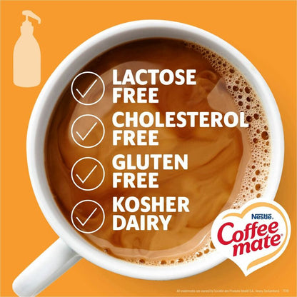Nestle Professional Solutions Caramel Liquid Concentrate Coffee Creamer - Pump Bottle - Artificial Caramel Flavor - 50.7