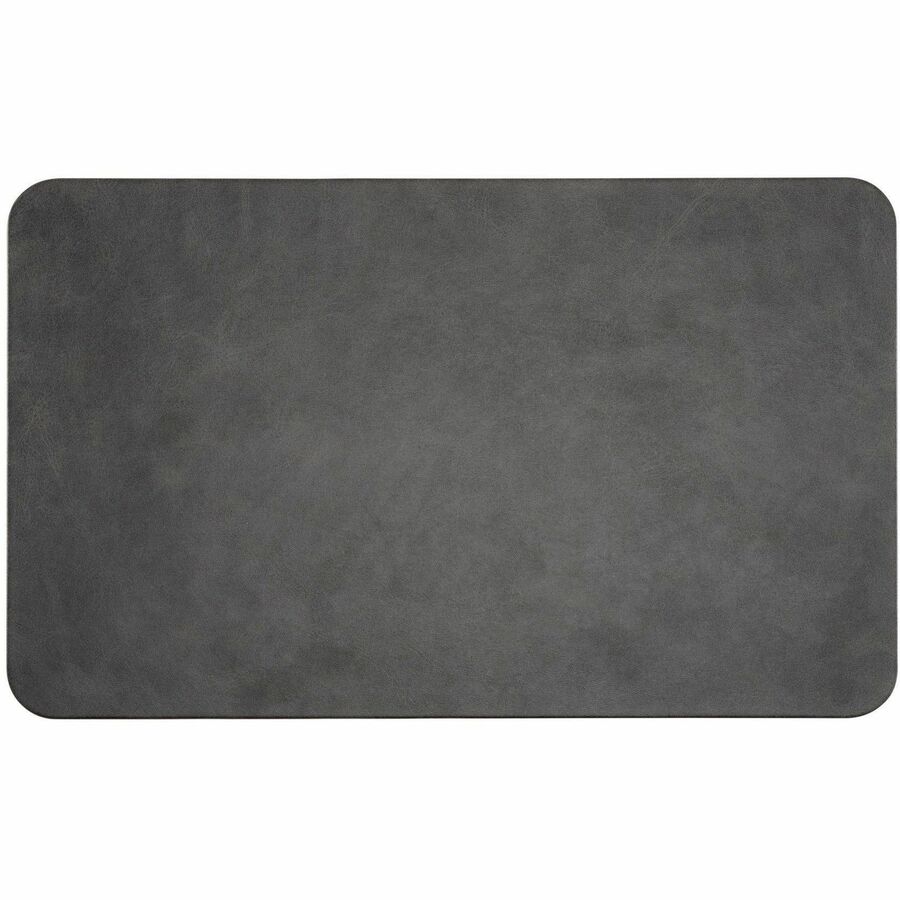 Allsop Leatherette Mousepad - 0.25" Height x 14.20" Width x 8.60" Depth - Black - Vegan Leather, Leatherette - 1 Each